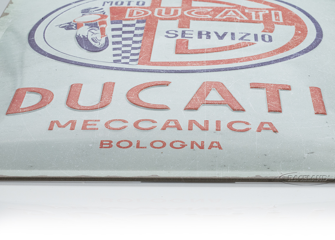 tin sign Ducati - Moto Servizio Meccanica 30 x 40cm