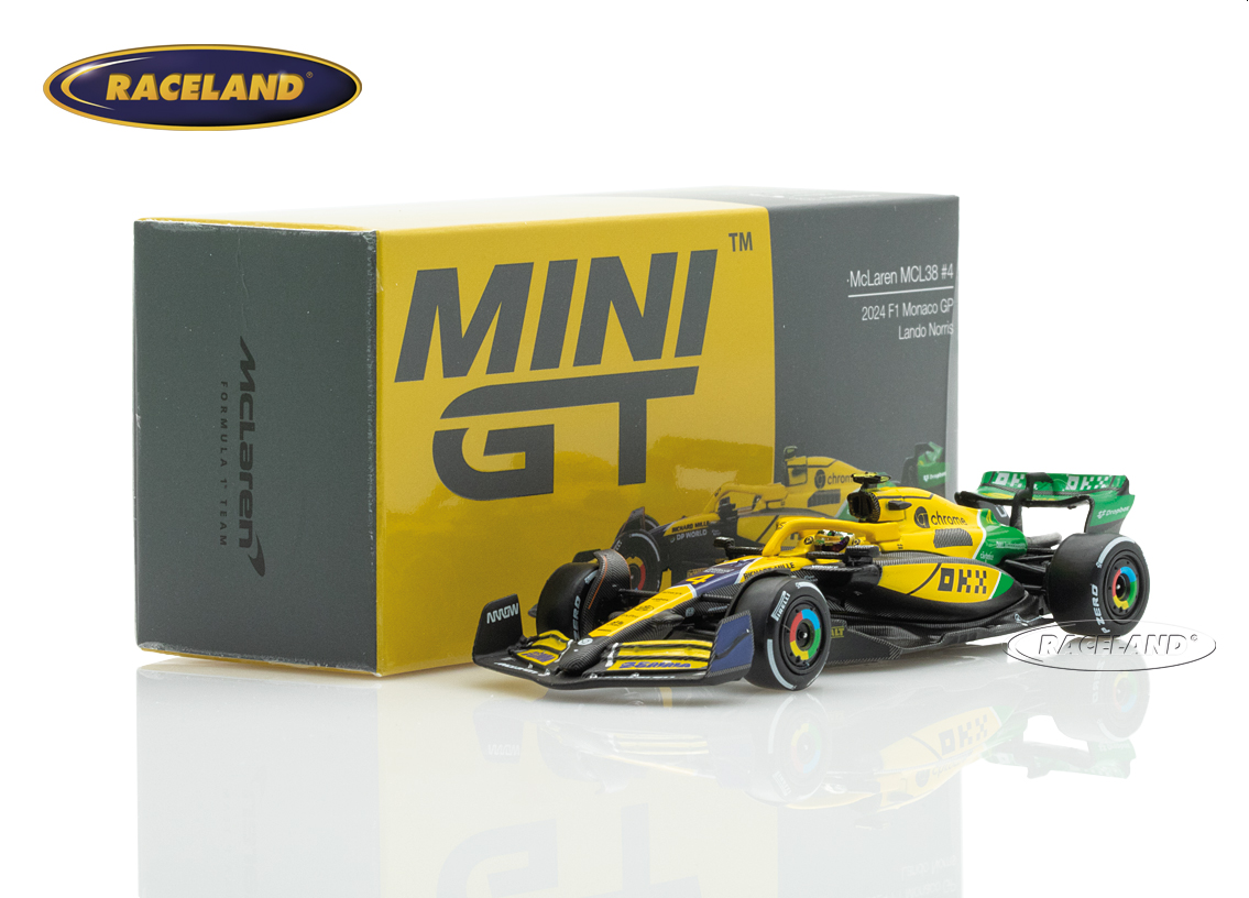 McLaren MCL38 Mercedes F1 Senna Design 4° Monaco GP 2024