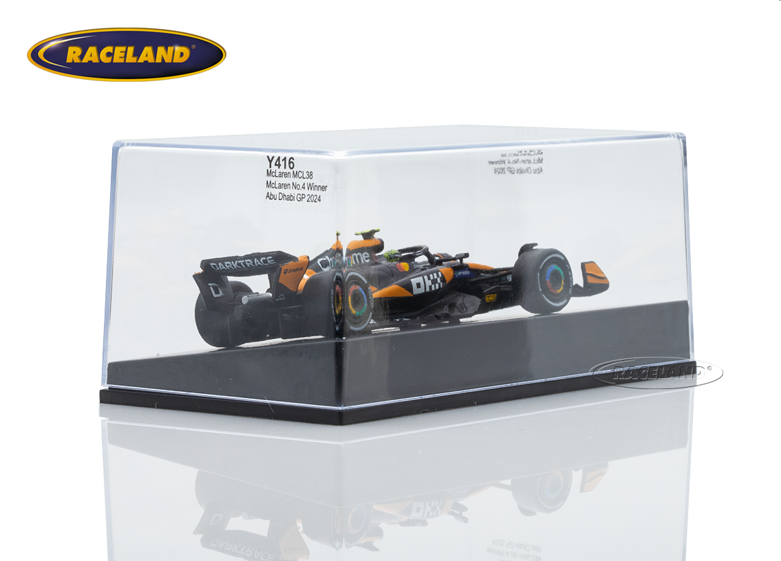 McLaren MCL38 Mercedes F1 winner Abu Dhabi GP 2024