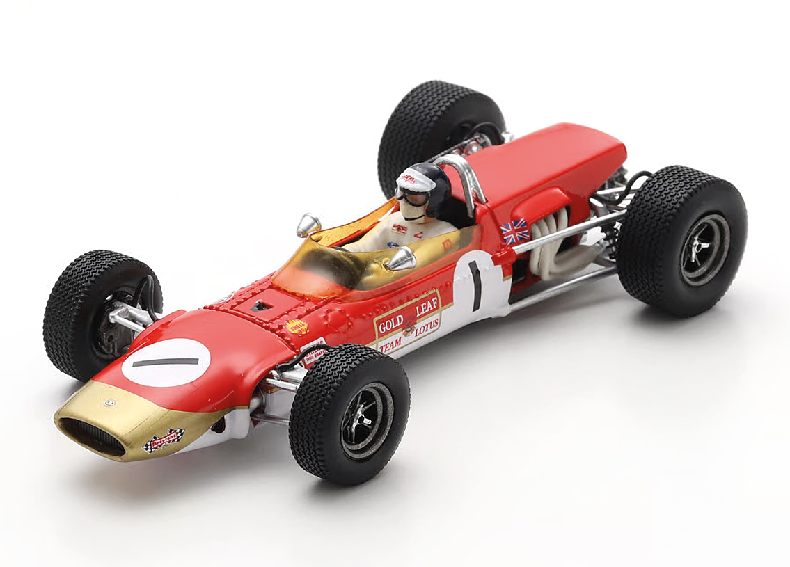 Lotus 48 Cosworth FVA F2 Gold Leaf Team Barcelona GP Montjuic 1968