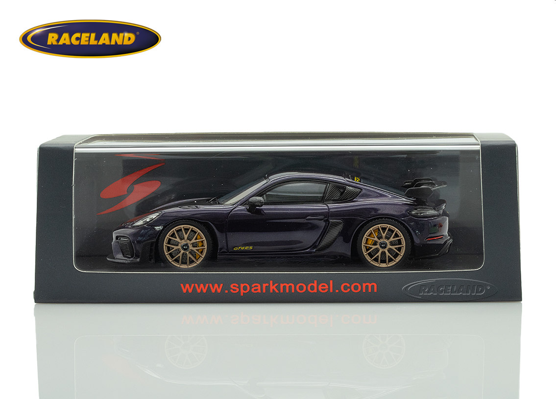 Porsche 718 Cayman GT4 RS 2024 - viola metallic with Weissach Package