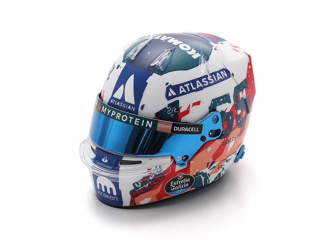 Helmet Team Williams Atlassian Racing Mexican GP 2025
