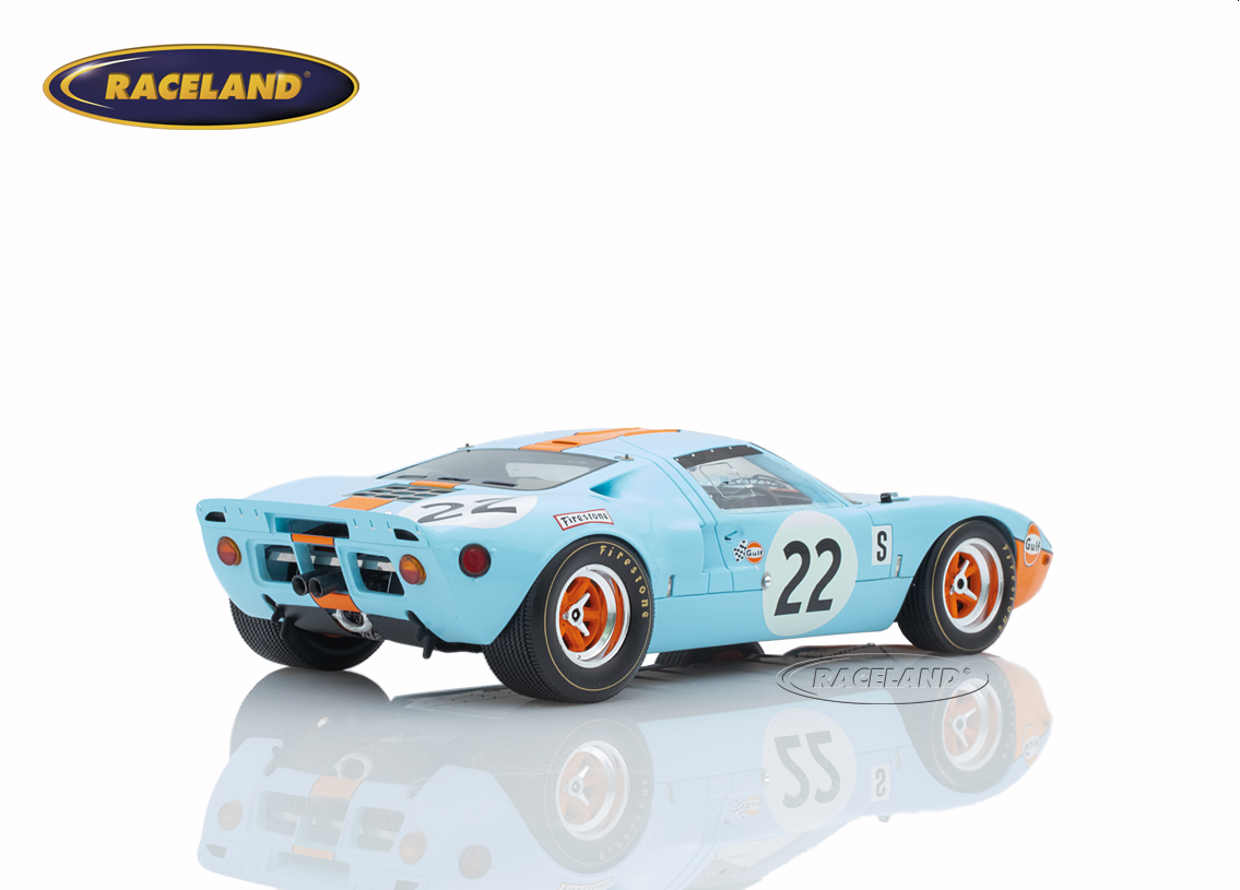 Ford GT40 Gulf John Wyer Automotive winner Sebring 12H WSC 1969