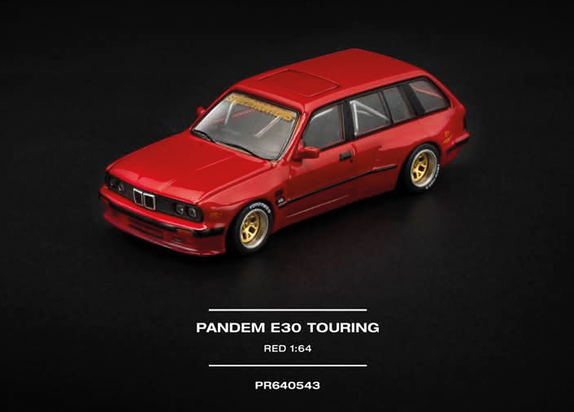 BMW E30 Touring Pandem red