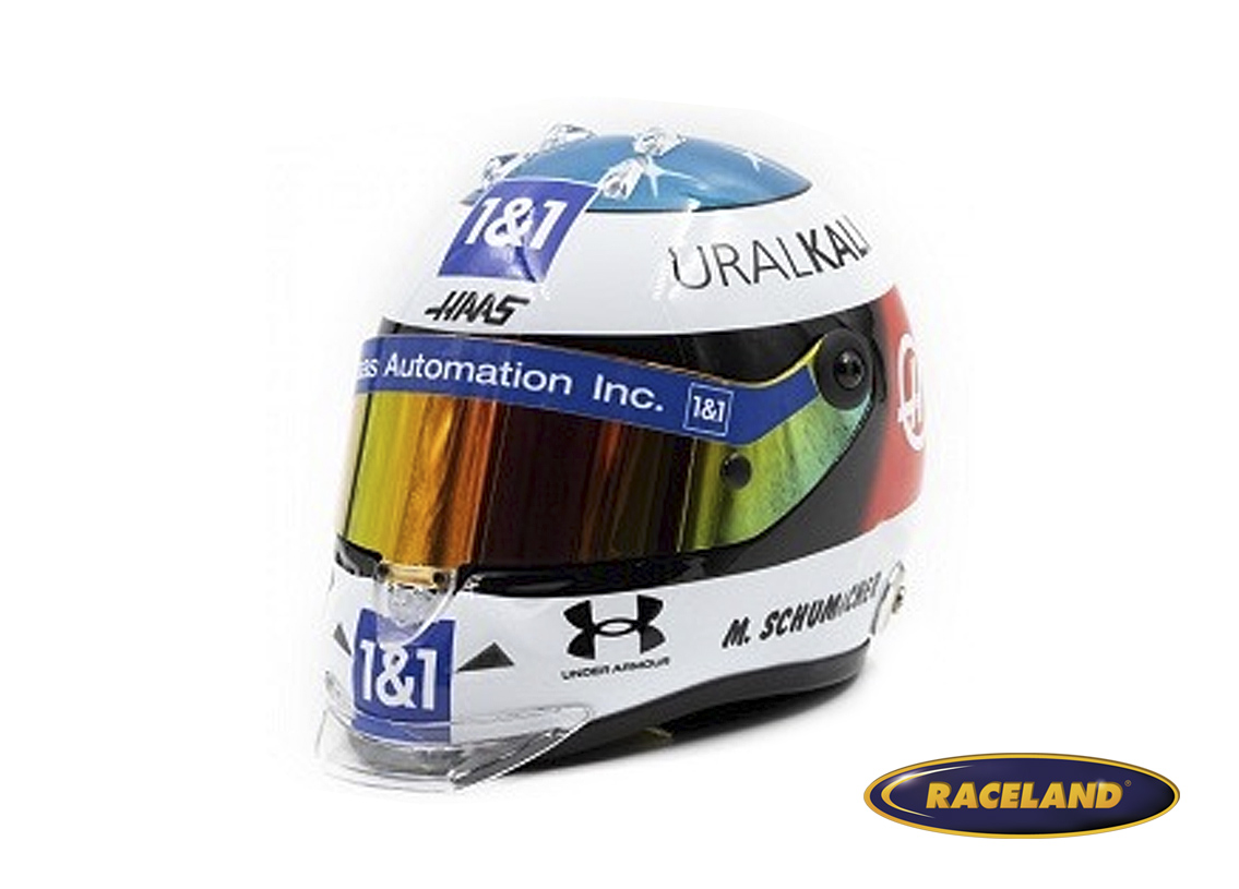 Helmet Schuberth Uralkali Haas F1 Team Belgian GP Spa Francorchamps 2021