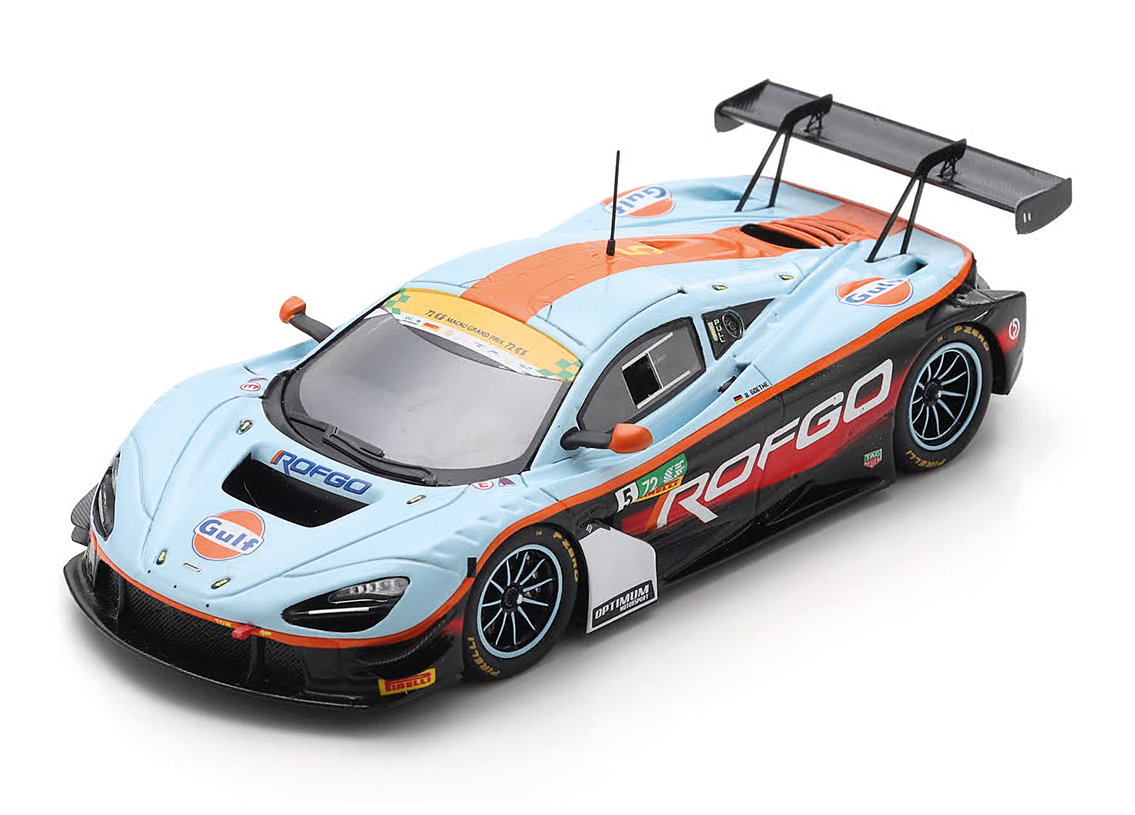 McLaren 720S GT3 Evo Optimum Motorsport 10° FIA GT World Challenge Macau 2025
