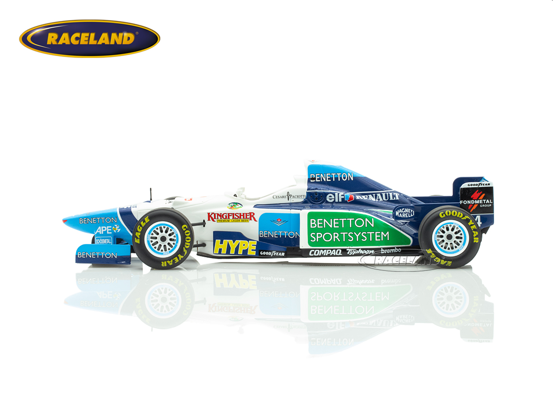 Benetton B196 Renault V10 Mild Seven Monaco GP 1996