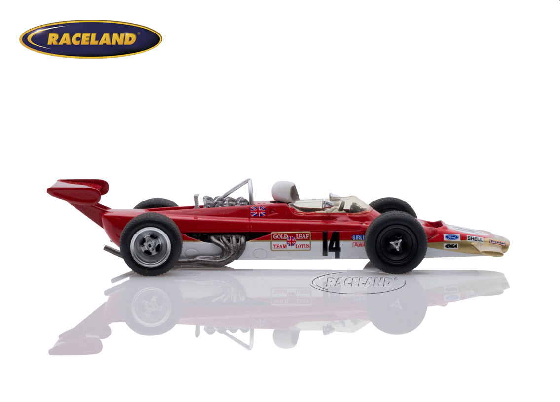 Lotus 63 Cosworth V8 F1 Gold Leaf French GP Clermont-Ferrand 1969