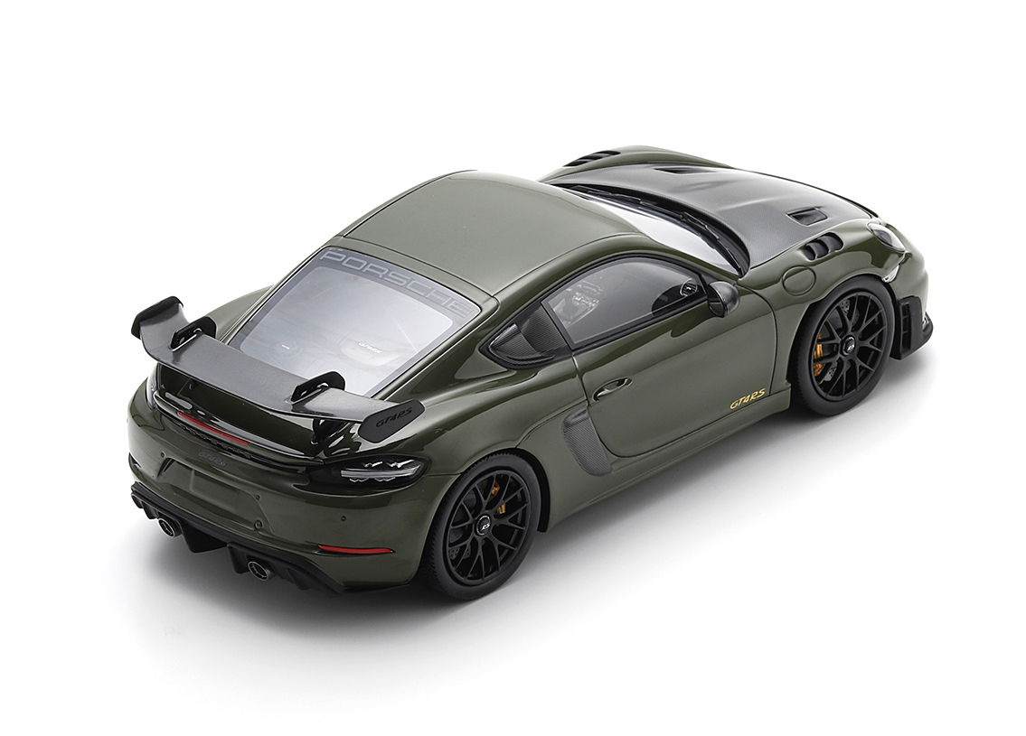 Porsche 718 Cayman GT4 RS 2023 - nato olive with Weissach Package