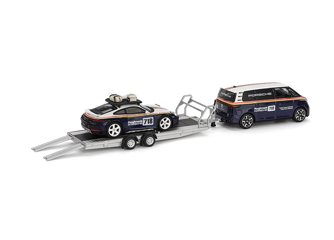 Set Porsche 911 Dakar + VW ID. Buzz Porsche Centrum Gelderland Roughroads