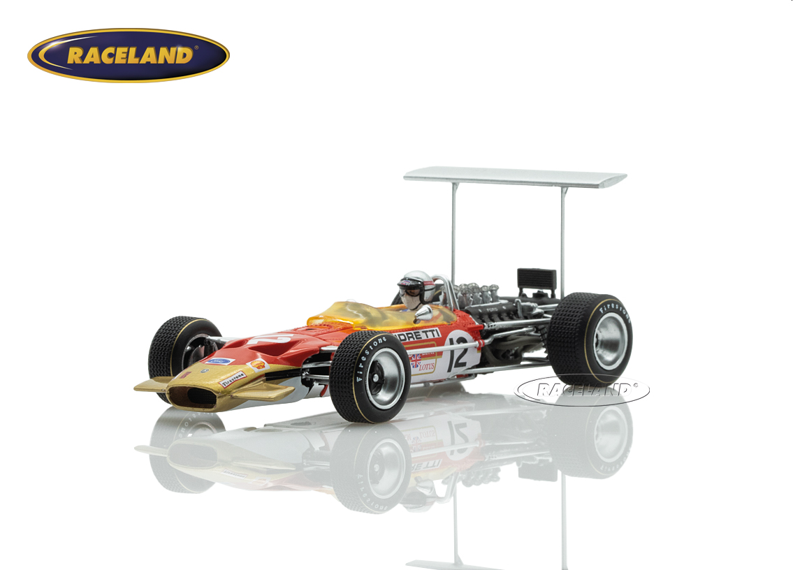 Lotus 49B Cosworth V8 F1 Gold Leaf US GP Watkins Glen 1968
