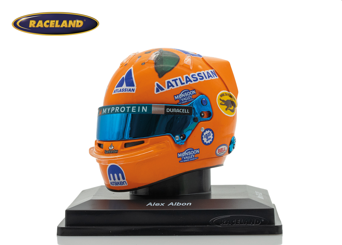 Helmet Team Williams Atlassian Racing Miami GP 2025