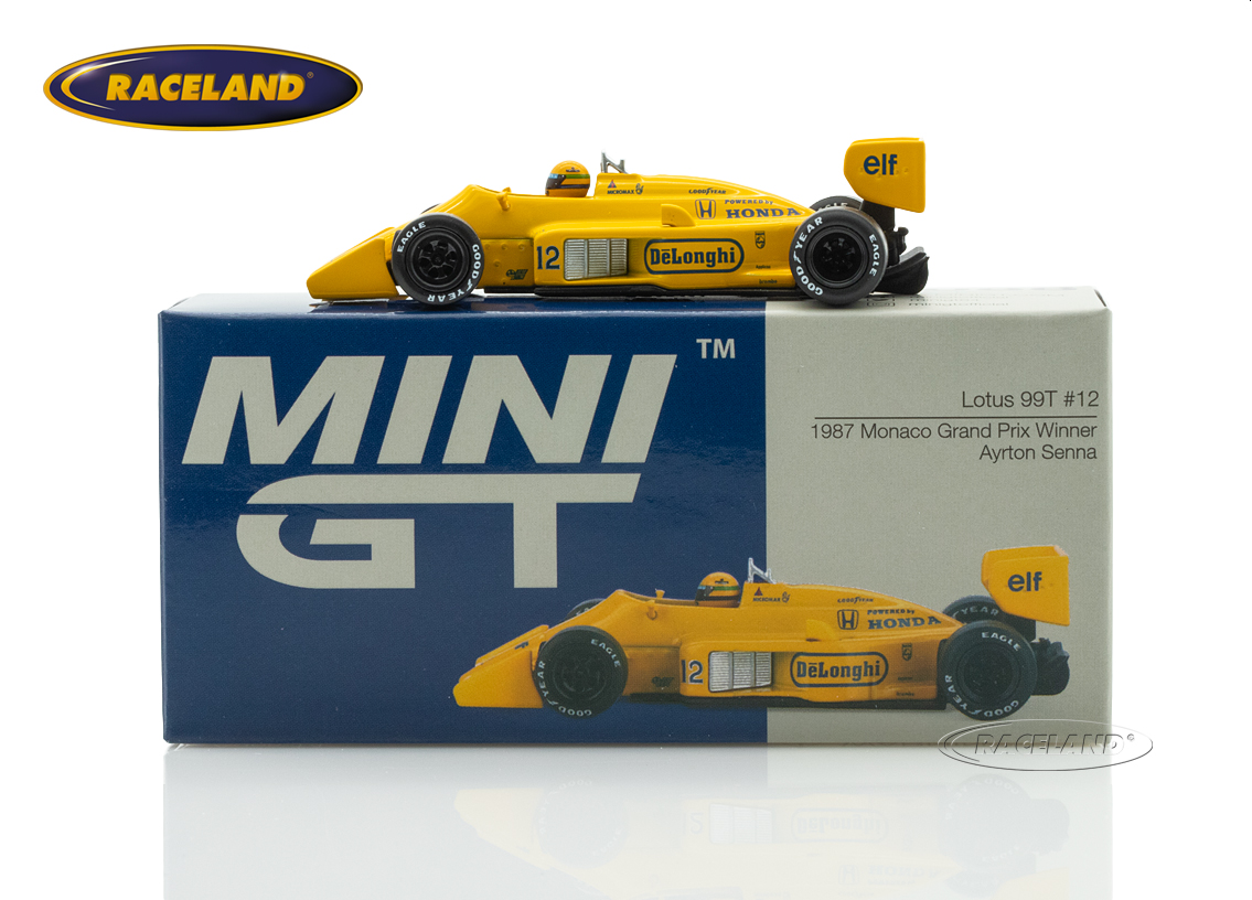 Lotus 99T Honda V6 F1 Camel Team Lotus winner Monaco GP 1987