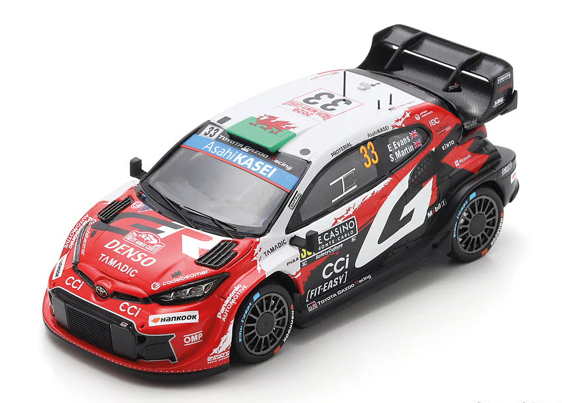 Toyota GR Yaris Rally1 Gazoo Racing WRT 2° Rallye Monte Carlo 2026