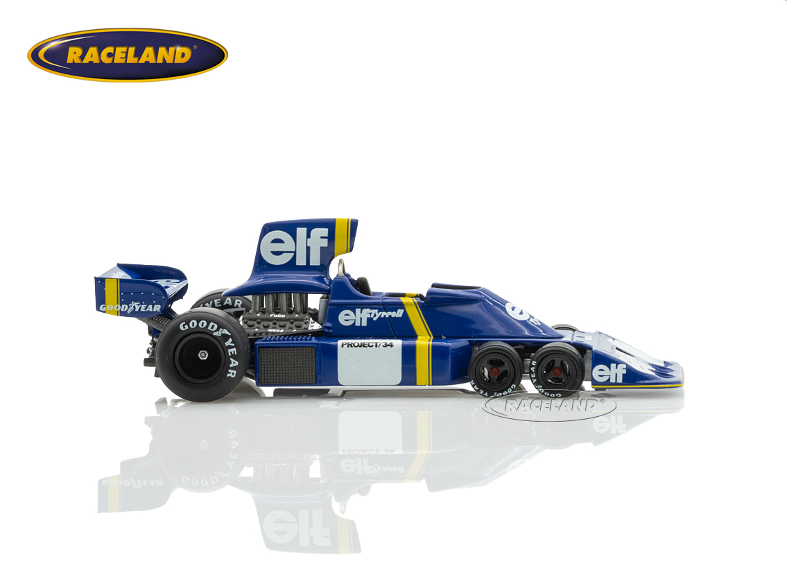 Tyrrell P34 Cosworth V8 elf Team Tyrrell F1 presentation model 1975
