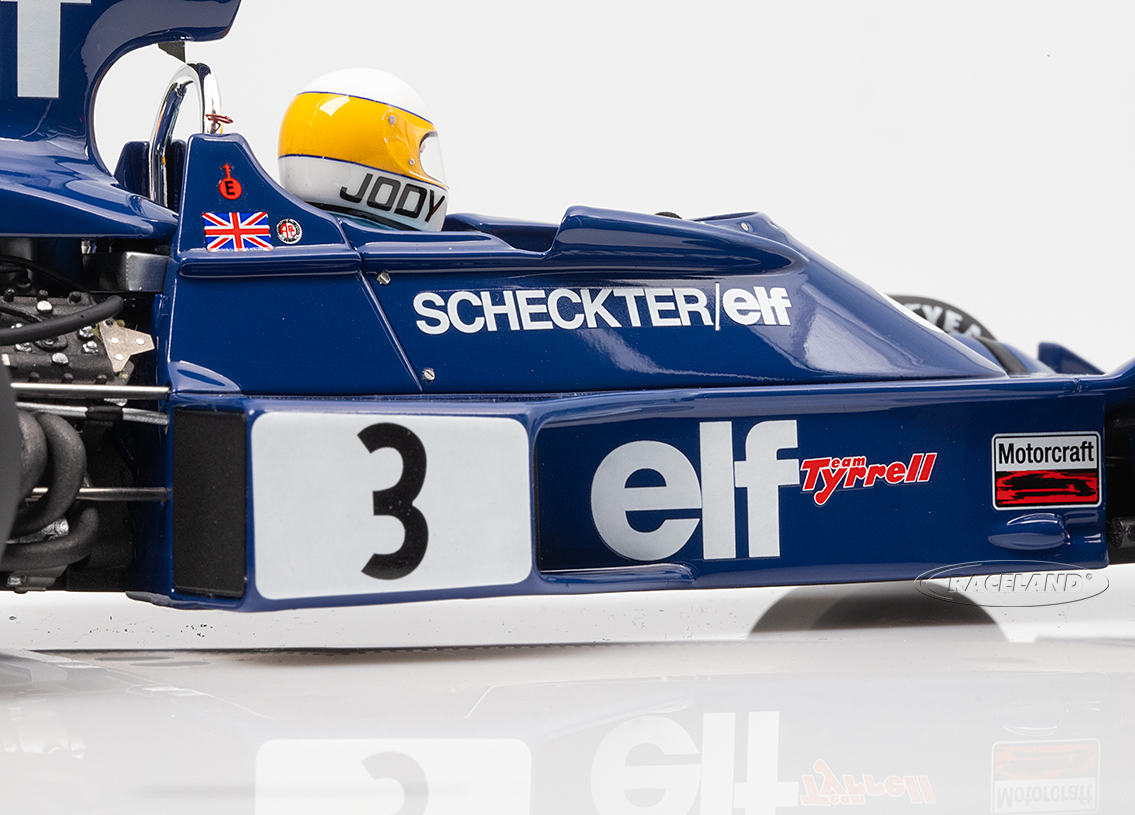 Tyrrell 007 Cosworth V8 F1 Elf Team winner Swedish GP Anderstorp 1974