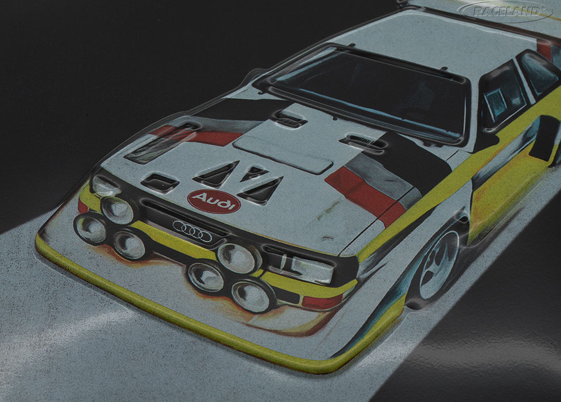 tin sign Audi Sport Quattro 15 x 20cm