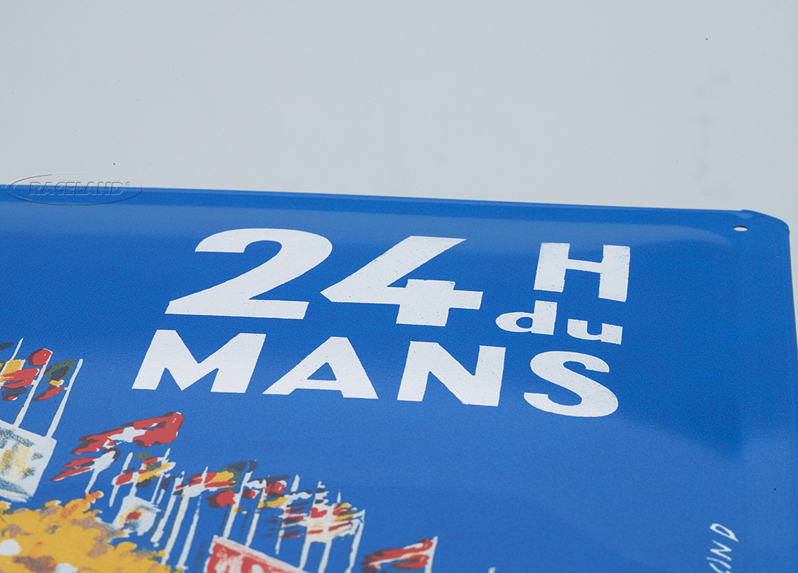 Tin sign Le Mans 24H 30 x 40cm
