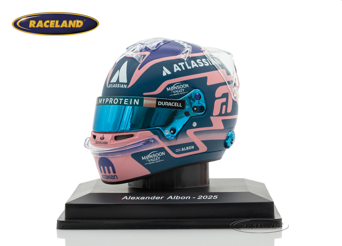 Helmet F1 Team Williams Atlassian Racing 2025
