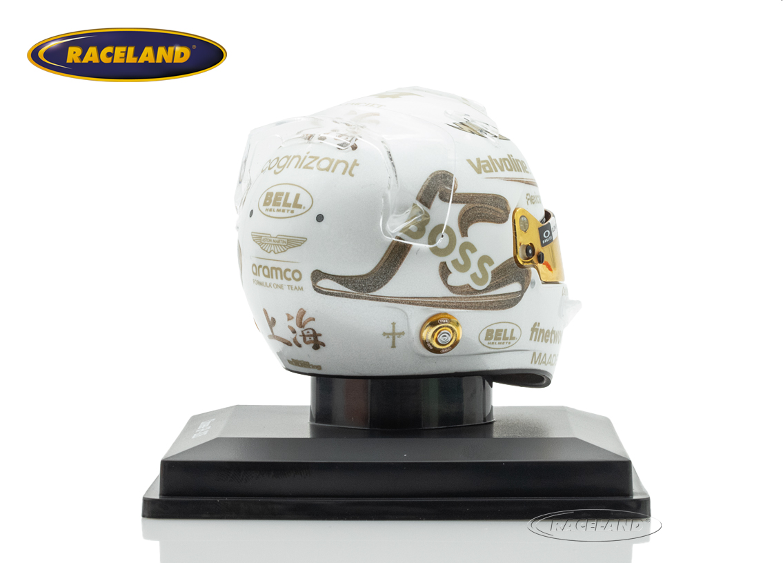 Helmet F1 Team Aston Martin Aramco Chinese GP 2025