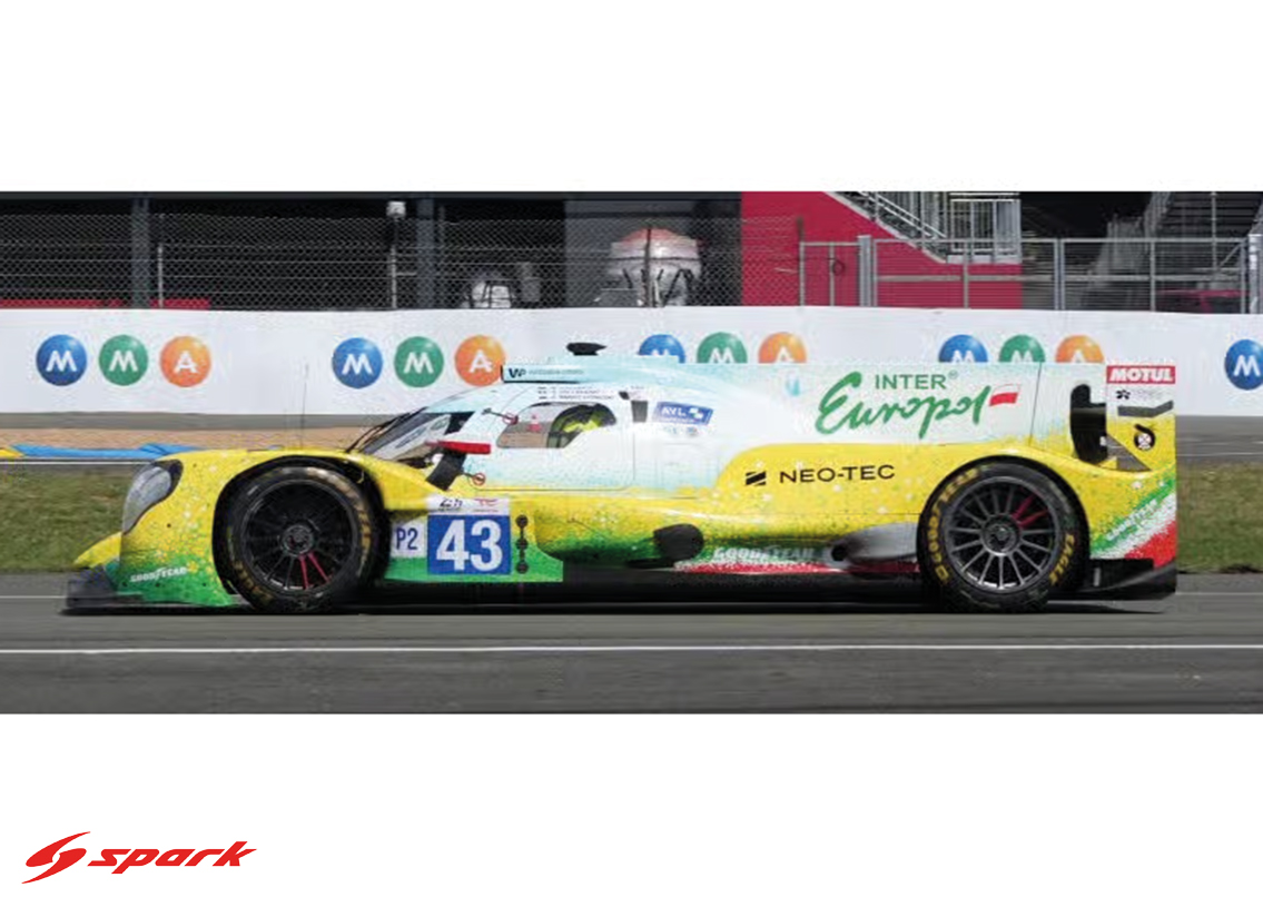 Oreca 07 Gibson Inter Europol Competition 15° Le Mans winner LMP2 2026