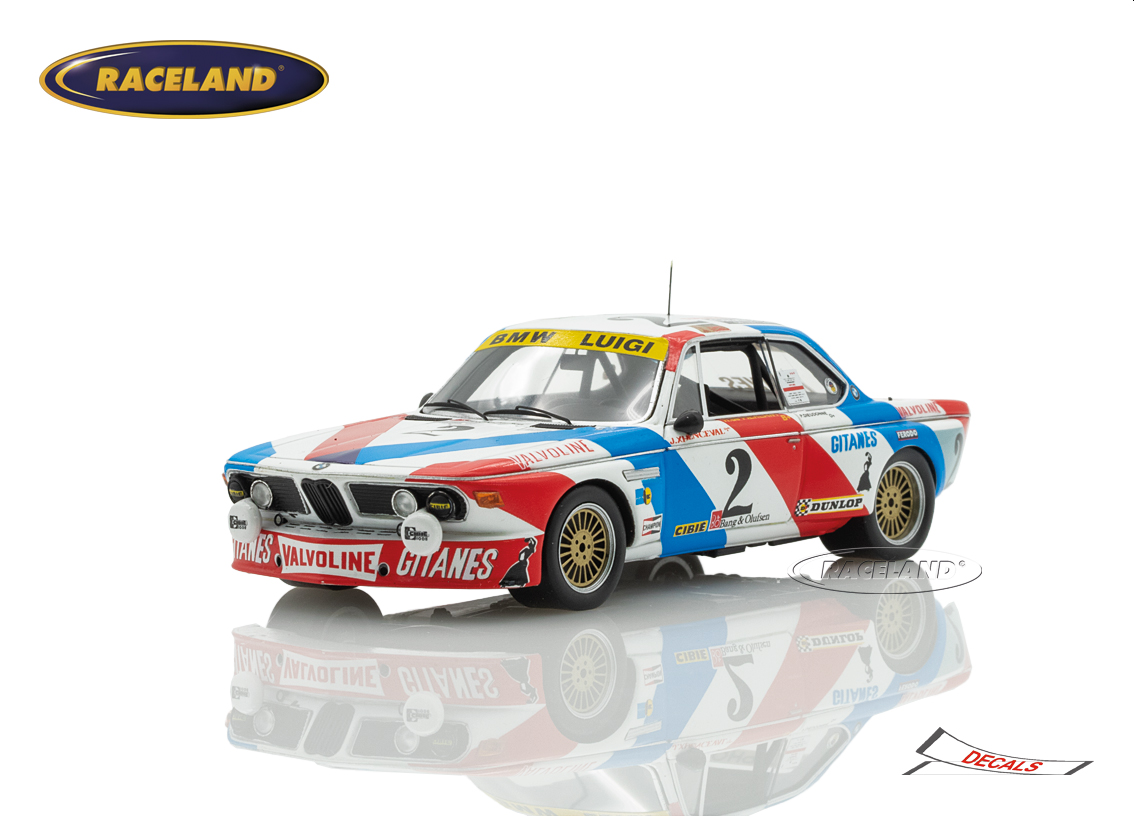 BMW 3.0 CSi Luigi Racing winner Spa 24H 1975