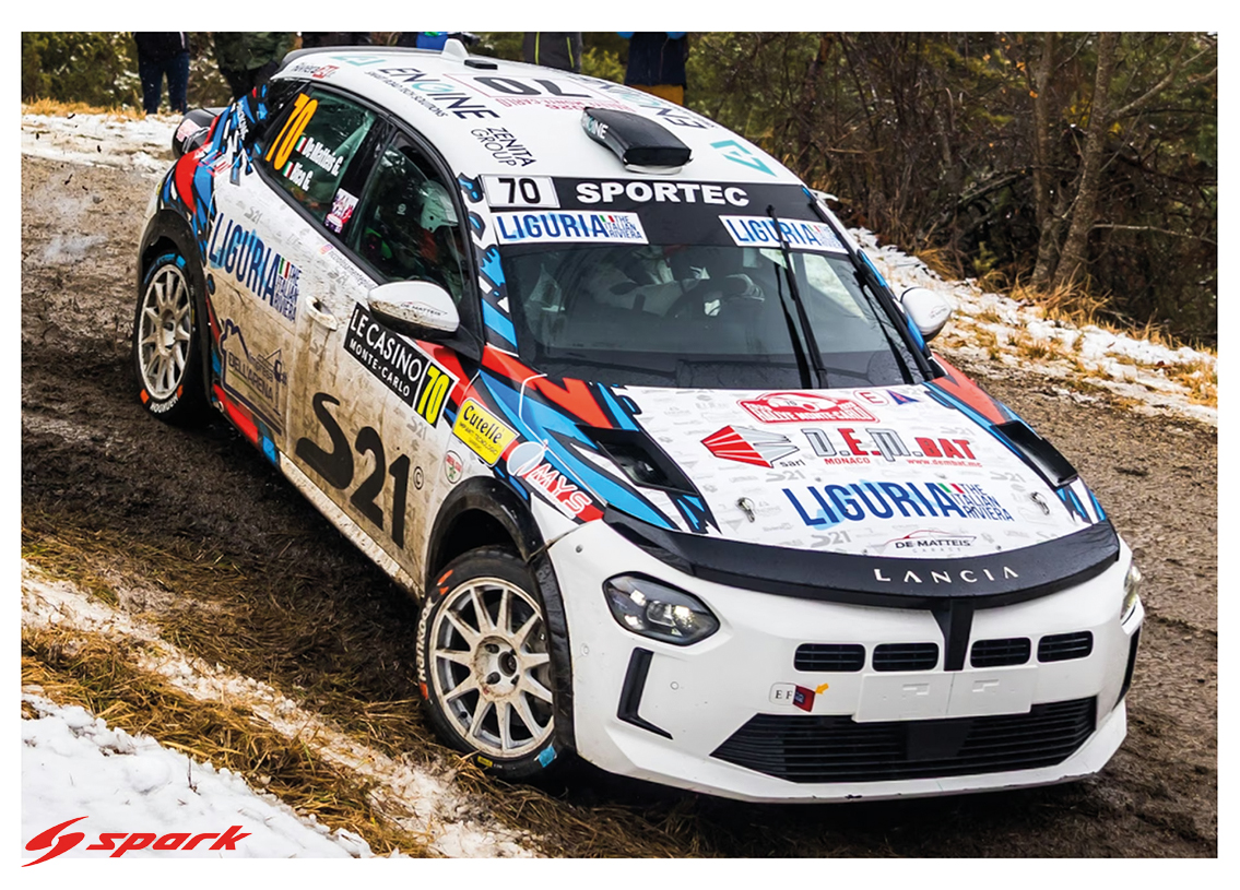 Lancia Ypsilon Rally4 HF 36° Rallye Monte Carlo 2026