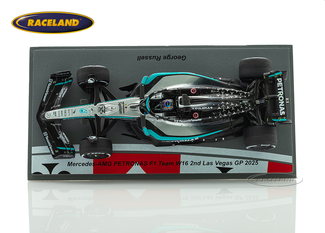 Mercedes F1 W16 AMG Petronas F1 2° Las Vegas GP 2025 150th GP