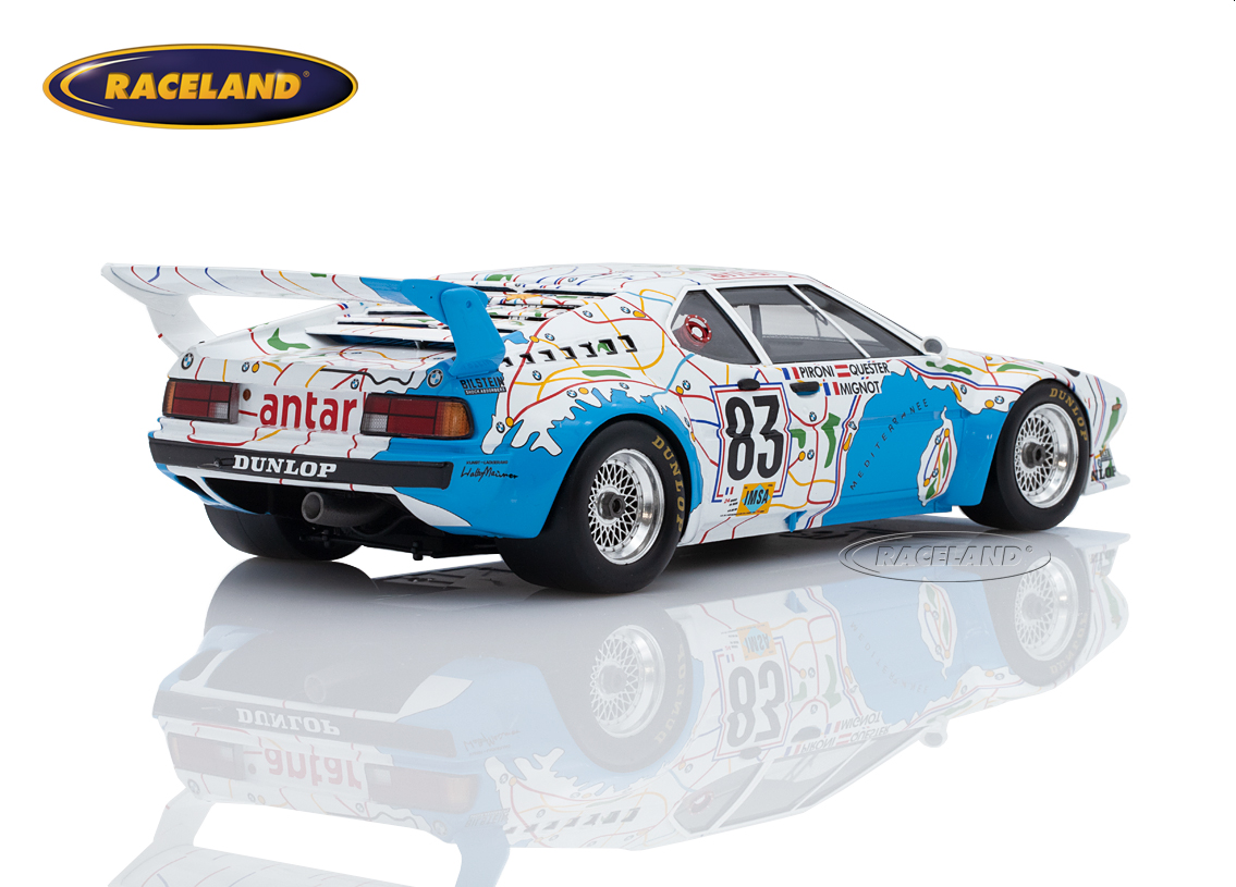 BMW M1 BMW France Map Art Car 14° Le Mans 1980