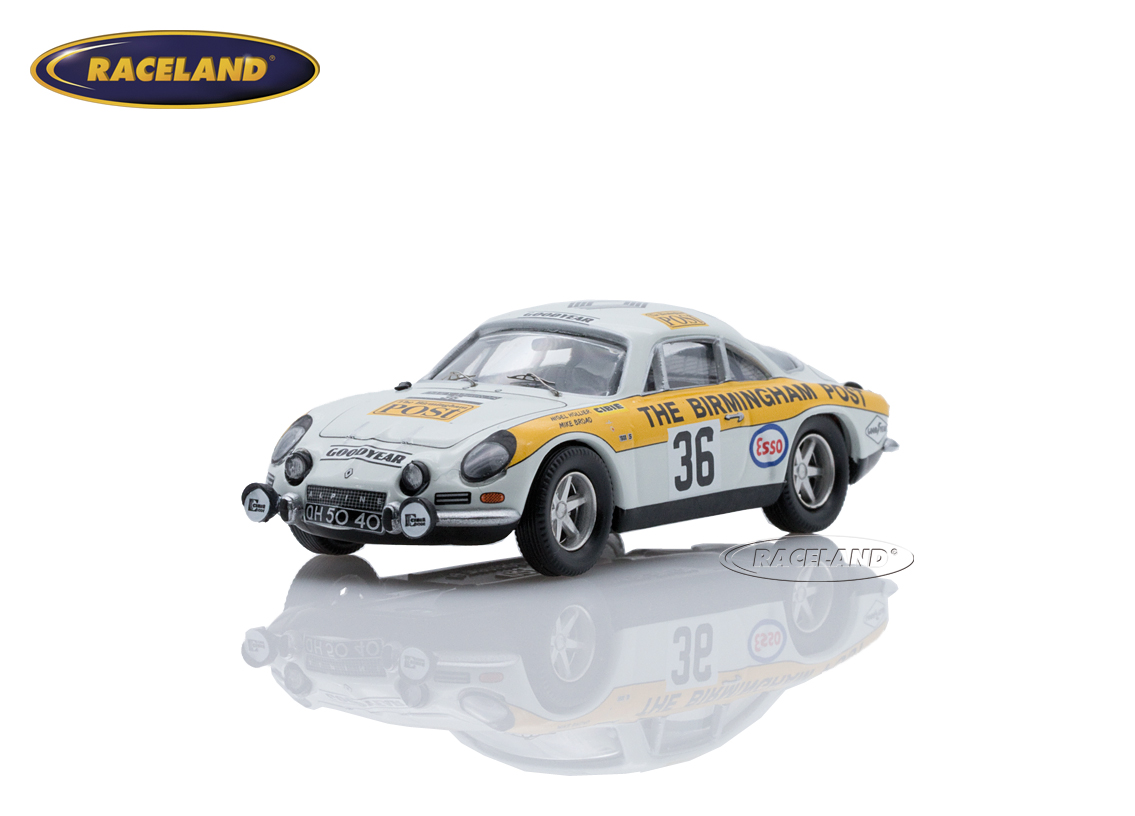 Alpine Renault A110 The Birmingham Post RAC Rally 1971