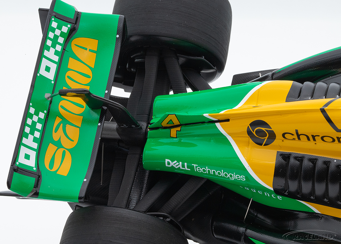 McLaren MCL38 Mercedes F1 Senna livery 4° GP Monaco 2024