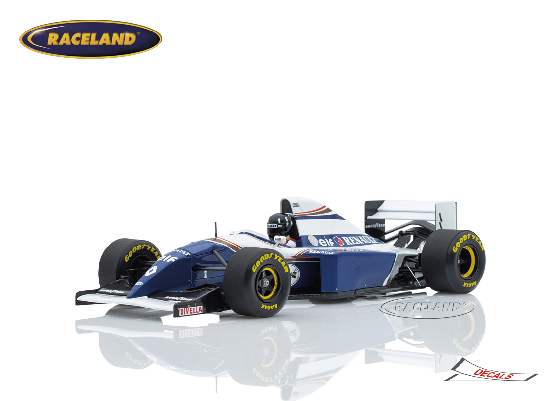 Williams FW16 Renault F1 Team Rothmans 2° Brazilian GP Interlagos 1994