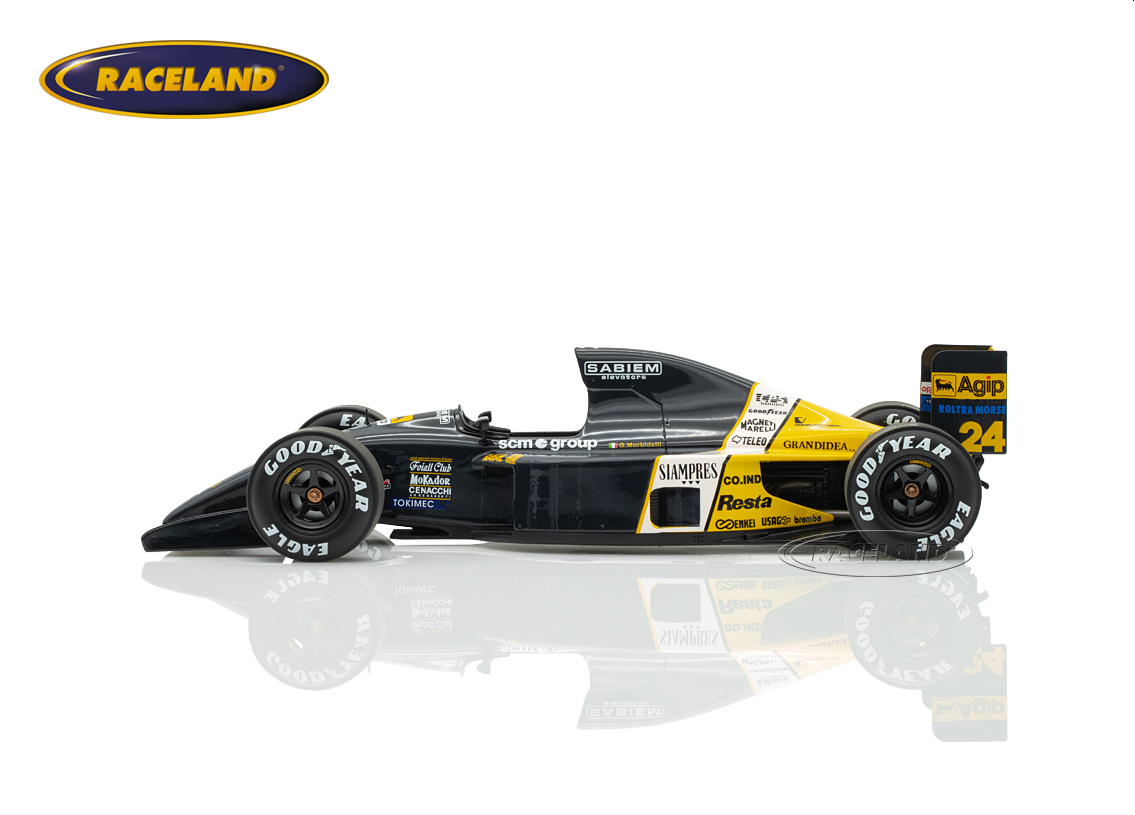 Minardi M191 Ferrari V12 F1 Belgian GP Spa 1991