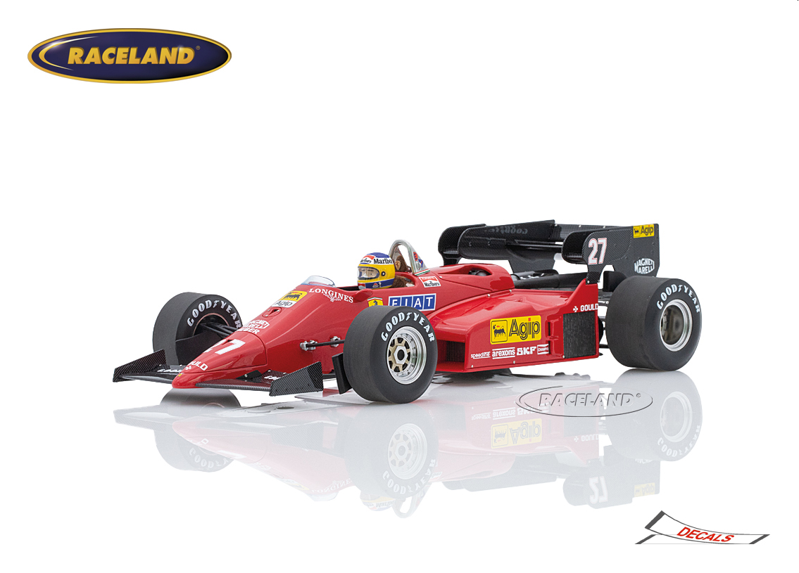 Ferrari 126C4 V6 Turbo F1 Scuderia Ferrari 2° Italian GP Monza 1984