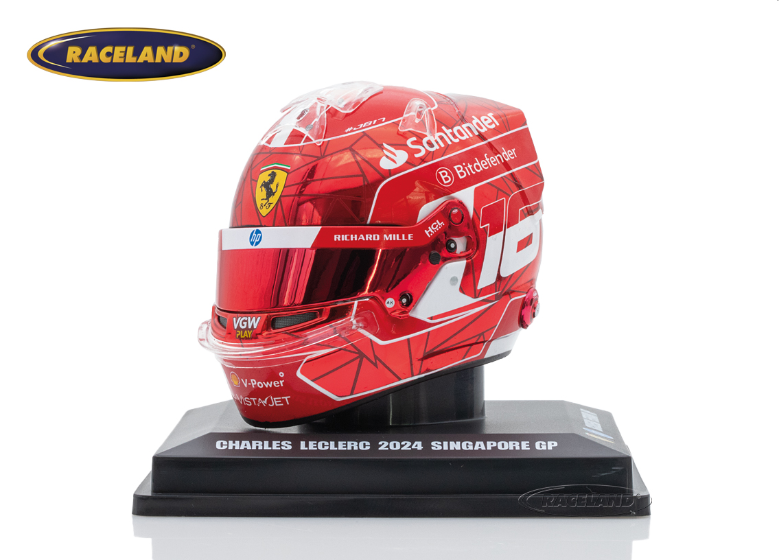 Helmet Scuderia Ferrari F1 5° Singapore GP 2024