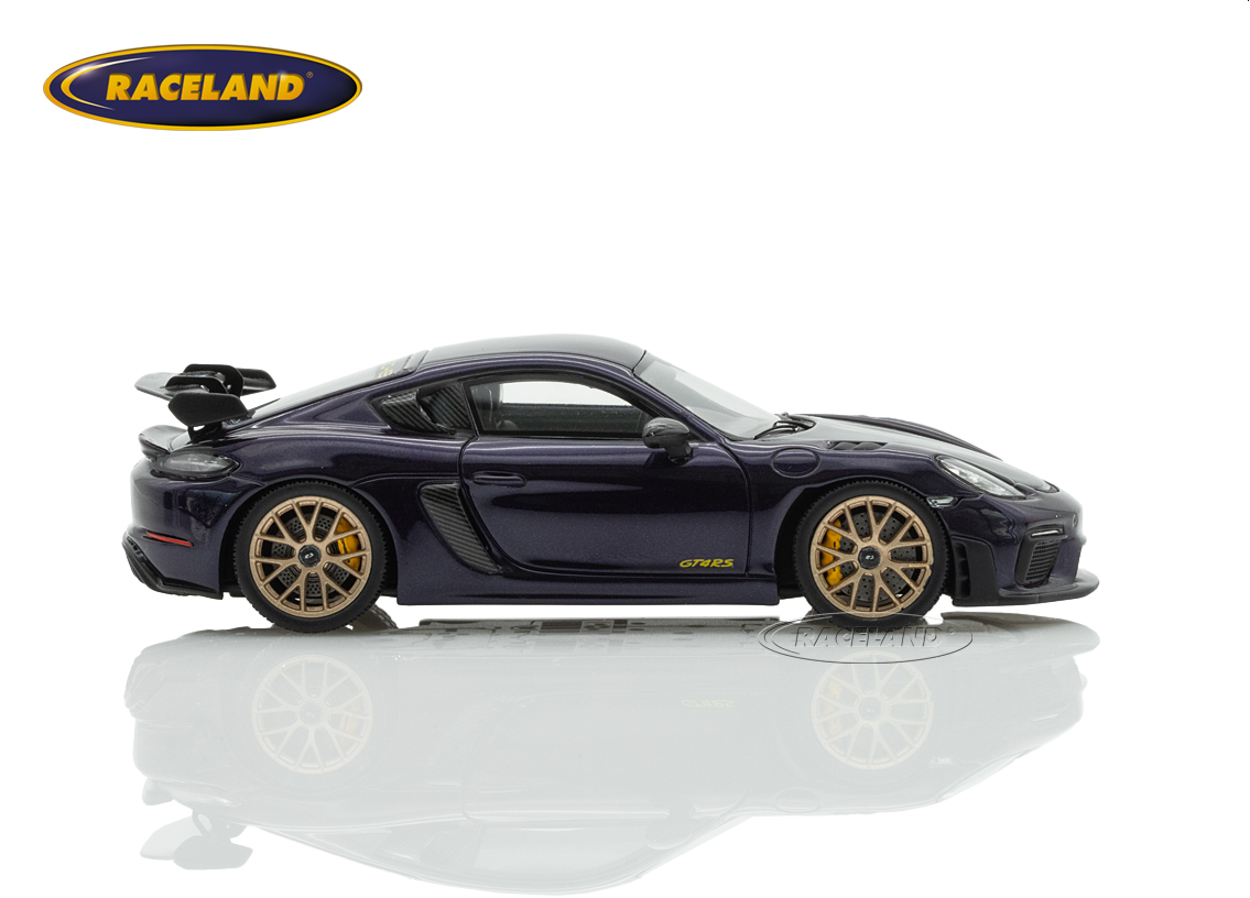 Porsche 718 Cayman GT4 RS 2024 - viola metallic with Weissach Package