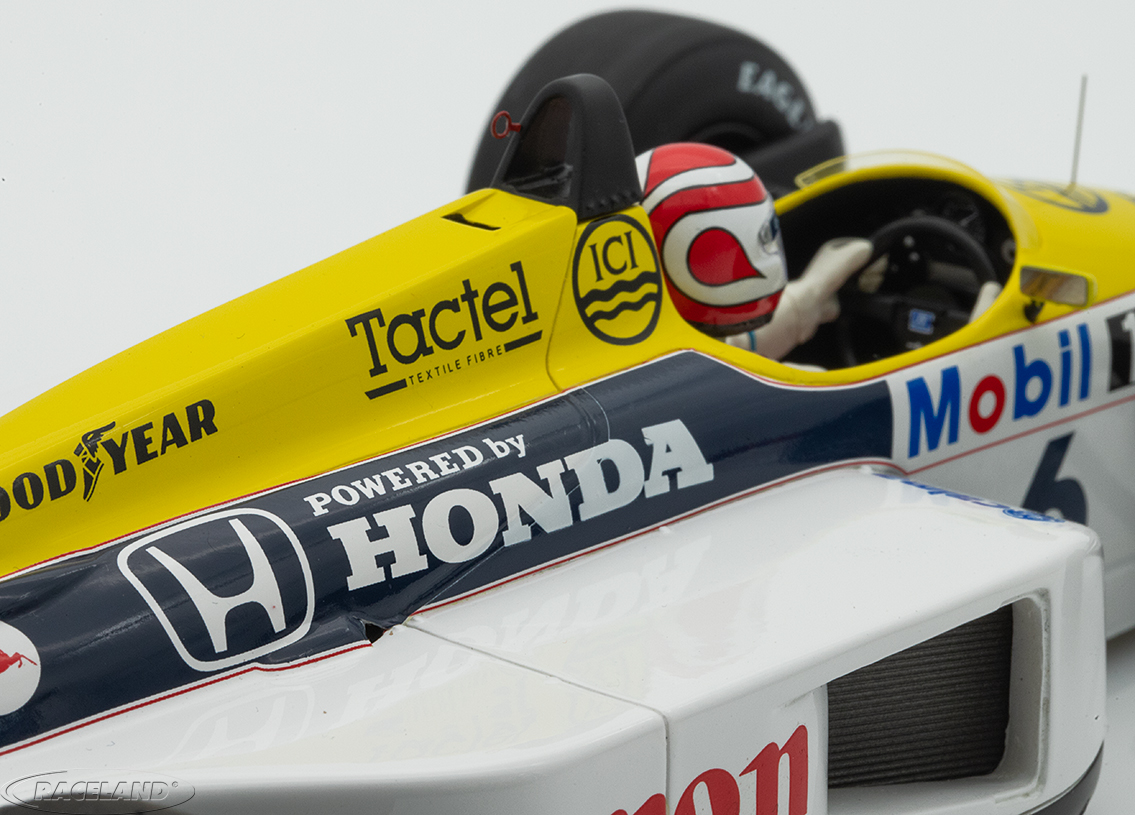 Williams FW11 Honda V6 F1 Canon winner Brazilian GP 1986