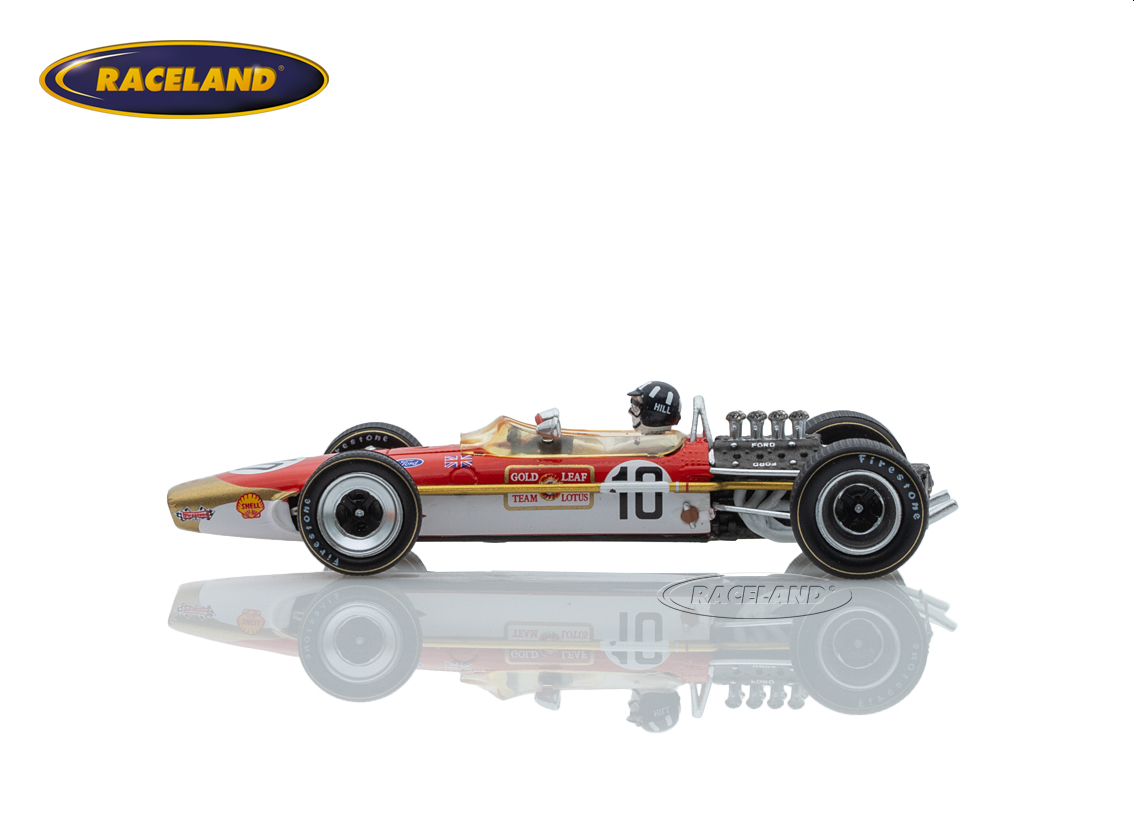 Lotus 49 Cosworth V8 F1 Gold Leaf Team winner Spanish GP World Champion 1968