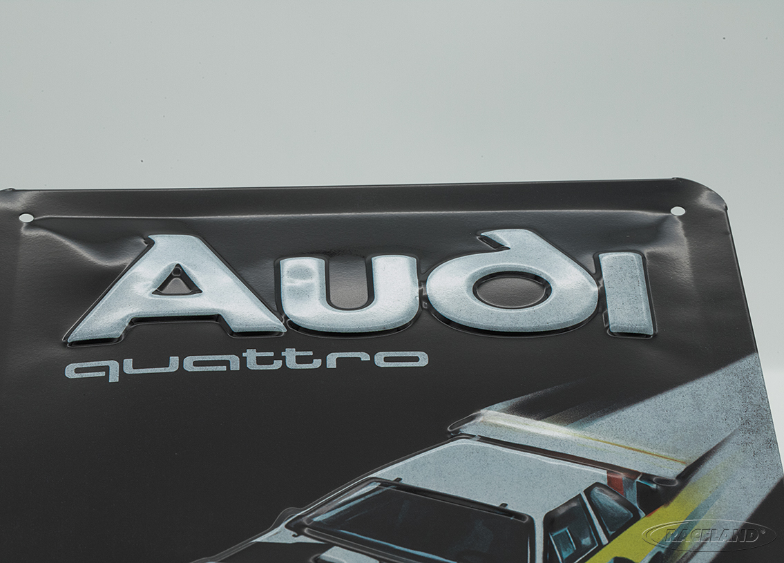 tin sign Audi Sport Quattro 15 x 20cm