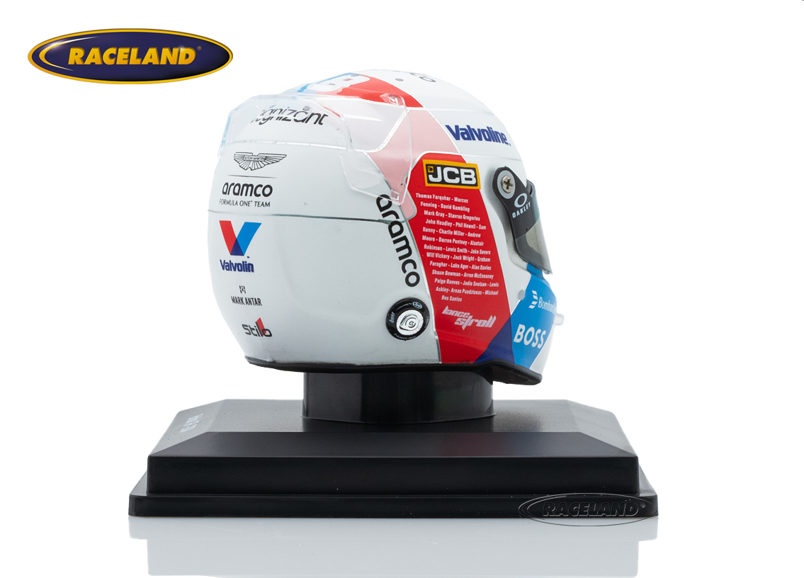 Helmet Aston Martin Aramco F1 British GP 2024