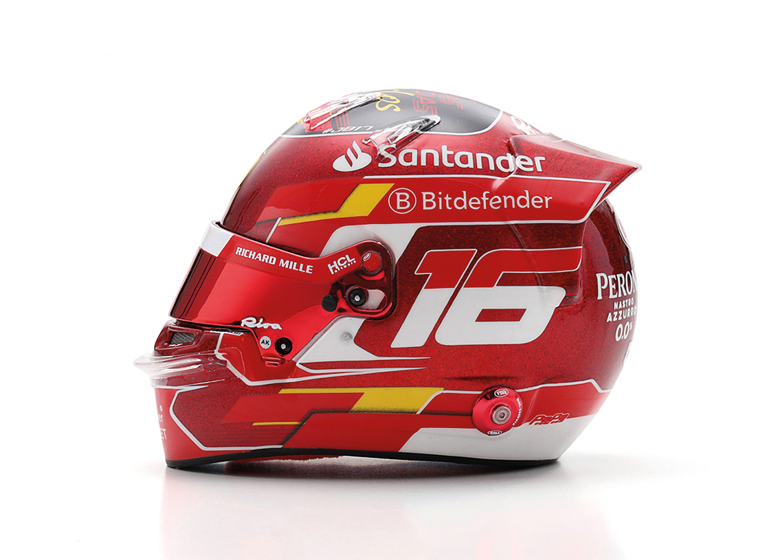 Helmet Scuderia Ferrari F1 3° Abu Dhabi GP 2024