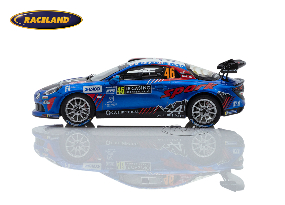 Alpine A110 Rally RGT Spark 18° Rallye Monte Carlo 2022 2° RGT