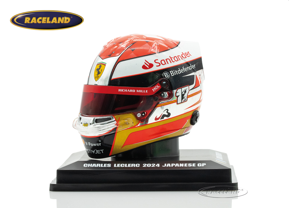 Helmet Scuderia Ferrari F1 4° Japanese GP 2024