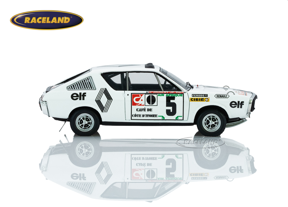 Renault 17 TS Renault elf Bandama Rally Ivory Coast 1973