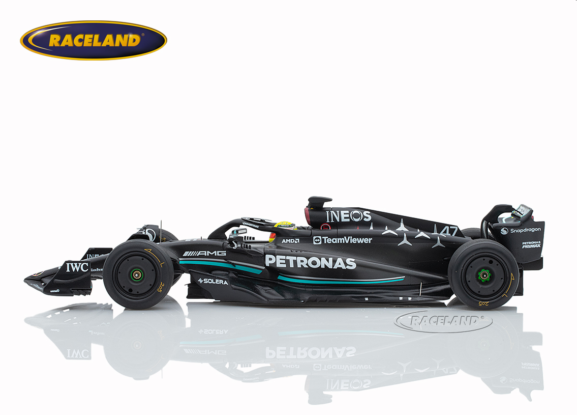 Mercedes AMG Petronas W14 F1 tyre test Spanish GP Barcelona 2023