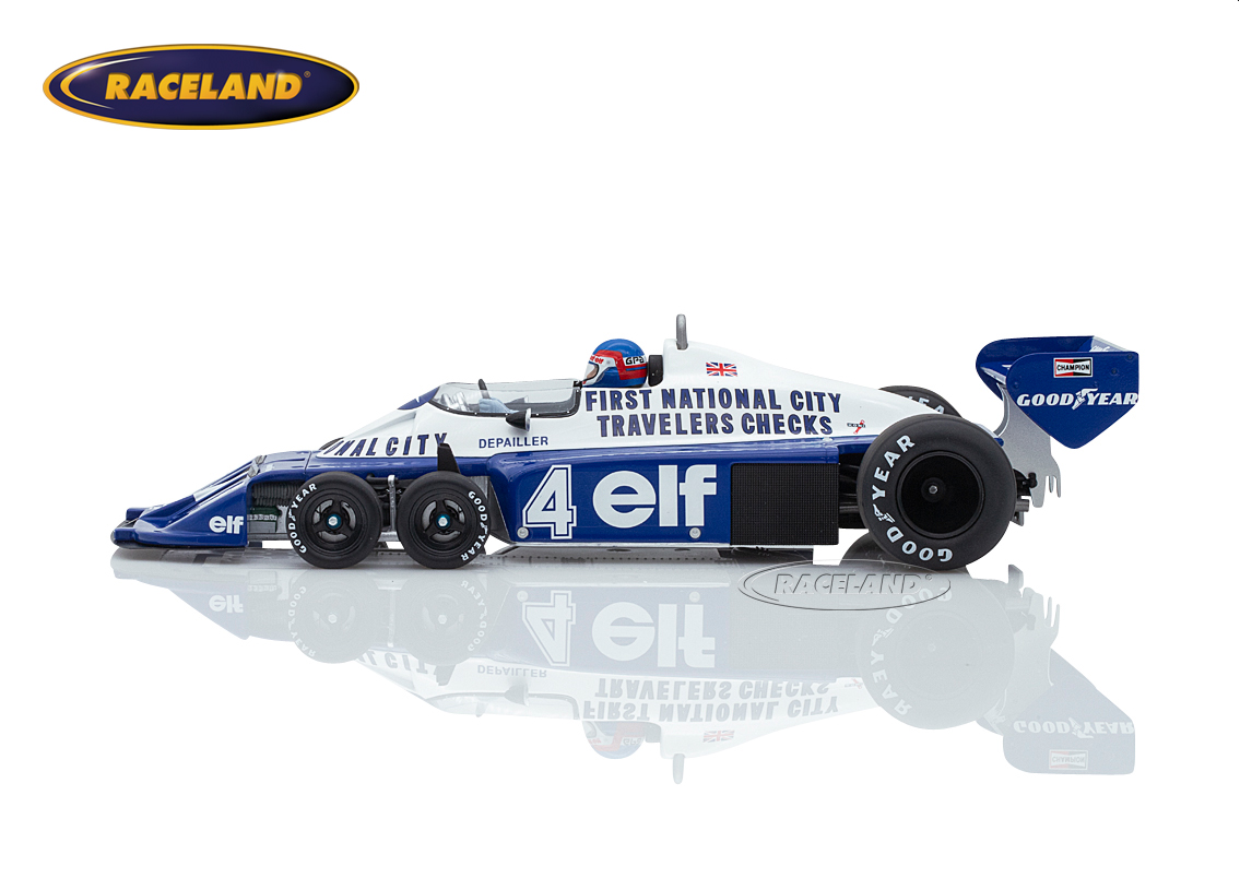 Tyrrell P34 Cosworth V8 F1 Sechsrad elf 2° Canadian GP Mosport 1977