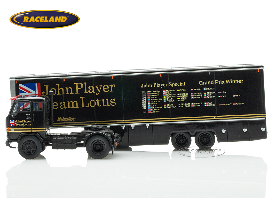 Volvo F 89 Renntransport-SZ John Player Team Lotus 1973