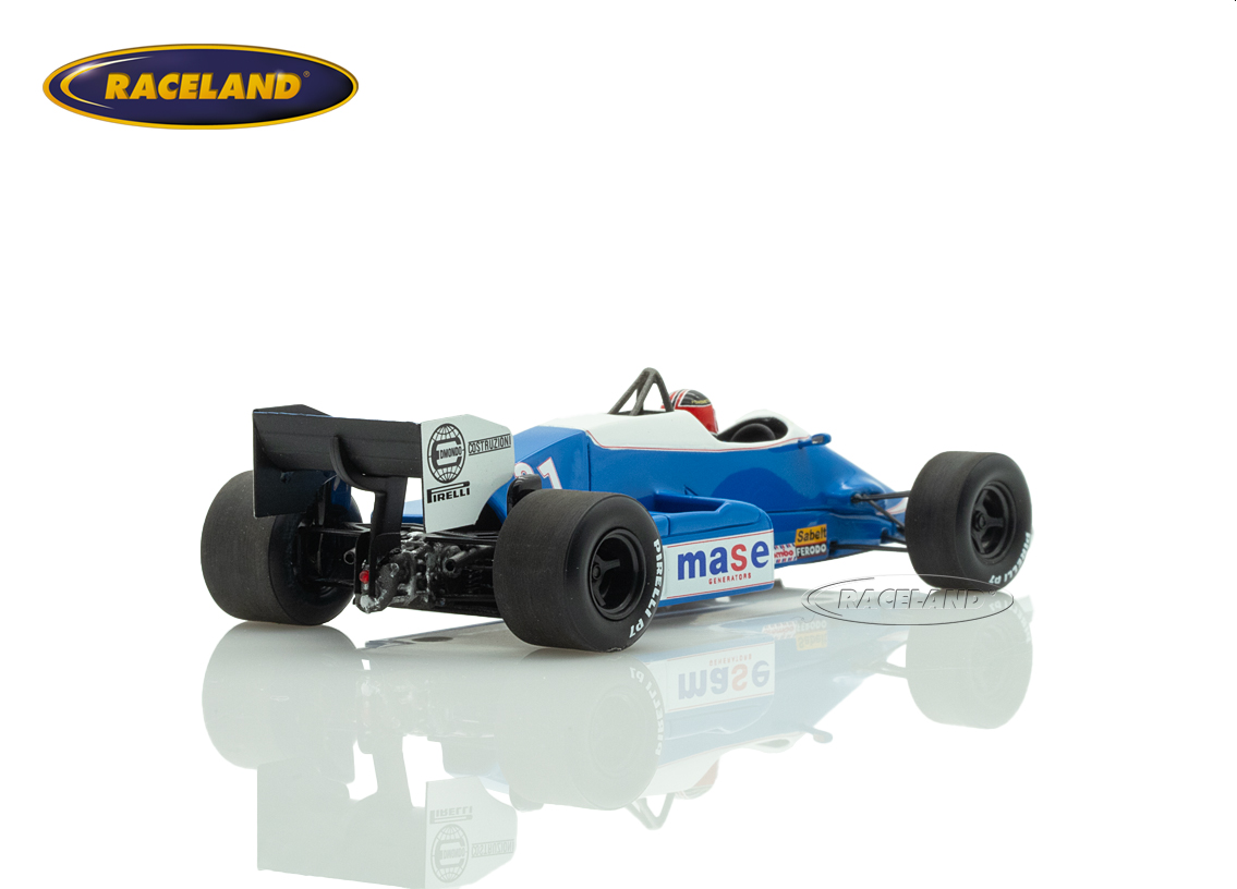 Osella FA1F Alfa Romeo V8 F1 Osella Squadra Corse Brazilian GP 1986