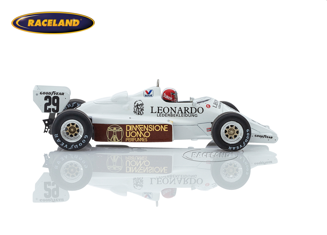 Arrows A6 Cosworth V8 F1 Leonardo 7° German GP Hockenheim 1983