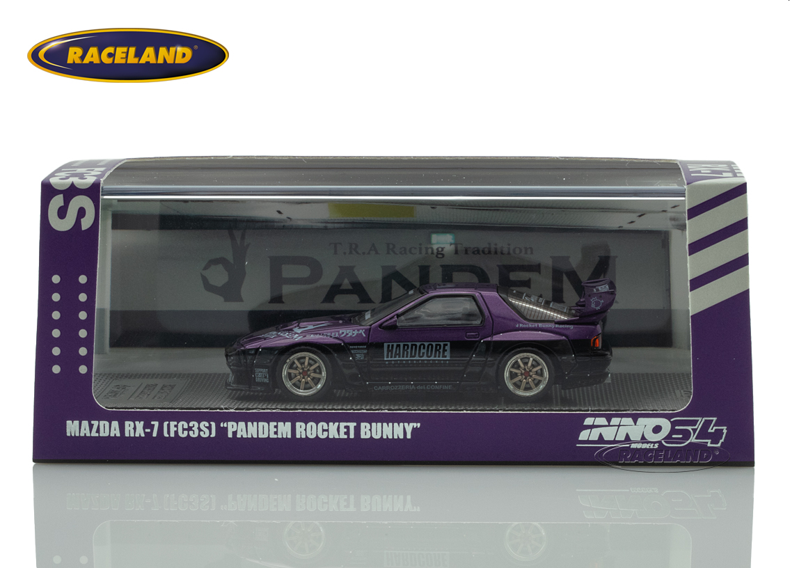Mazda RX7 FC3S Pandem Rocket Bunny widebody kit - purple